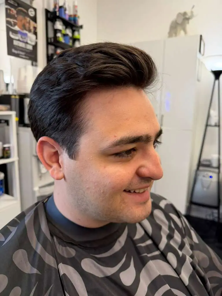 Skin fade haircut result at Ludmi Barber Davie FL