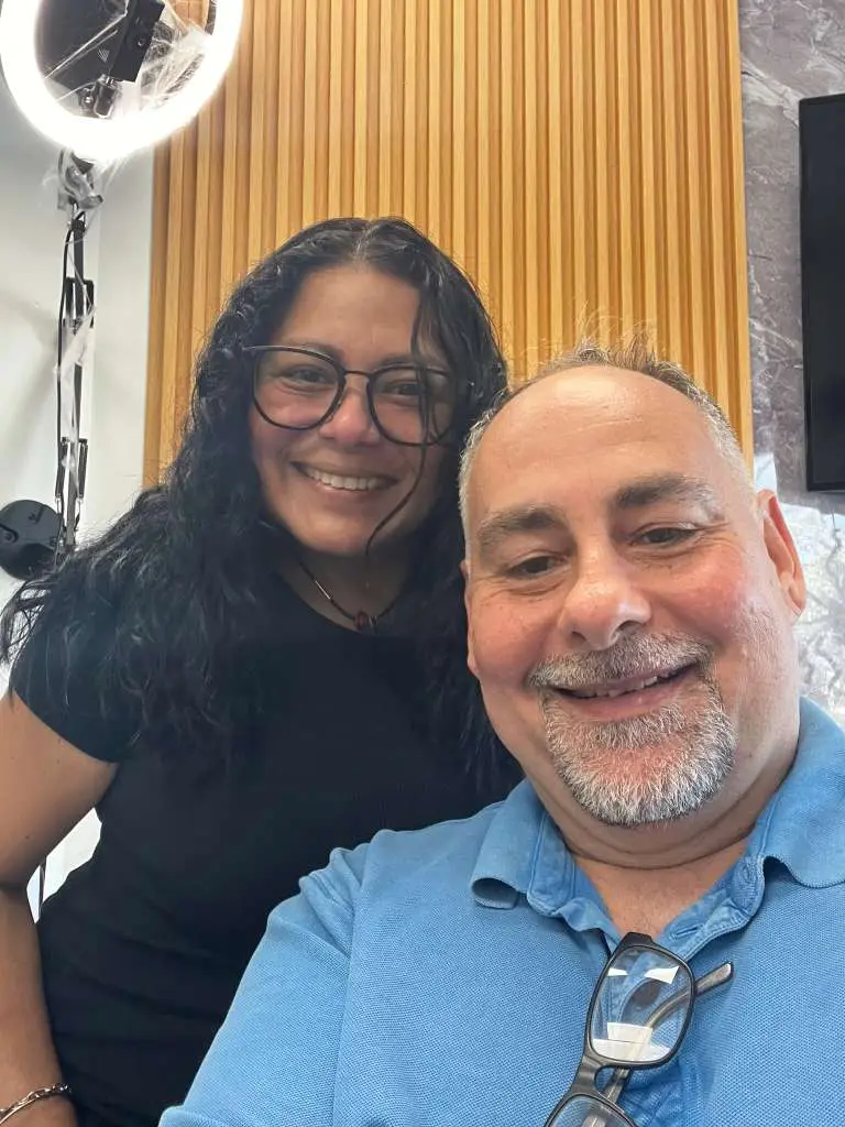 Precision fade with beard trim at Ludmi Barber Davie